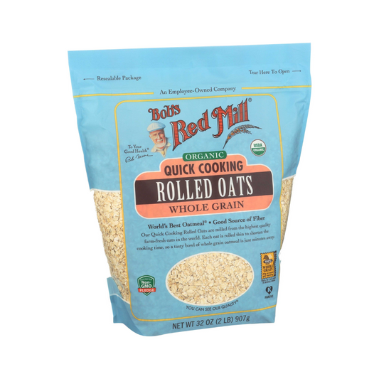 Bobs Red Mill Organic Quick Cooking Rolled Oats 32oz