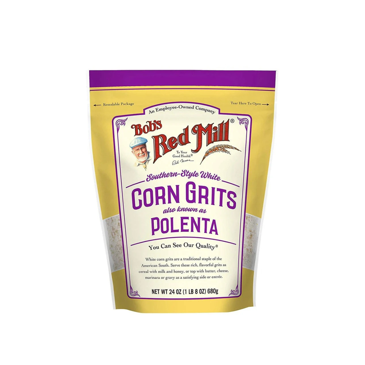 Bob's Red Mill White Corn Grits - Polenta 24oz