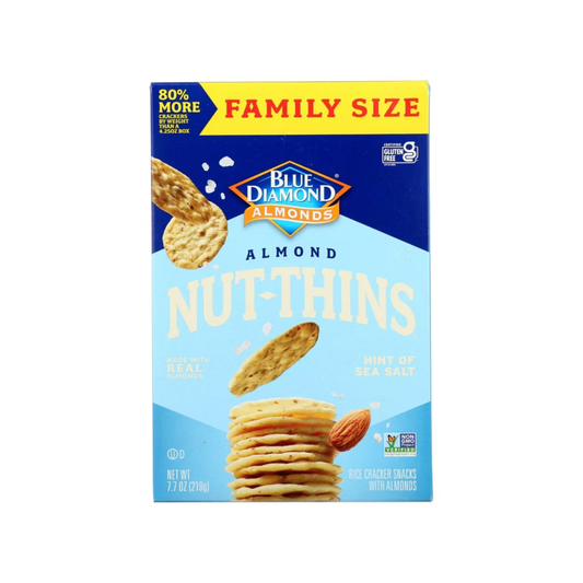 Blue Diamond Almond Nut-Thins Hint Of Sea Salt 7.7oz