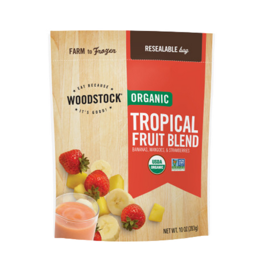 Woodstock Organic Frozen Tropical Blend 10oz