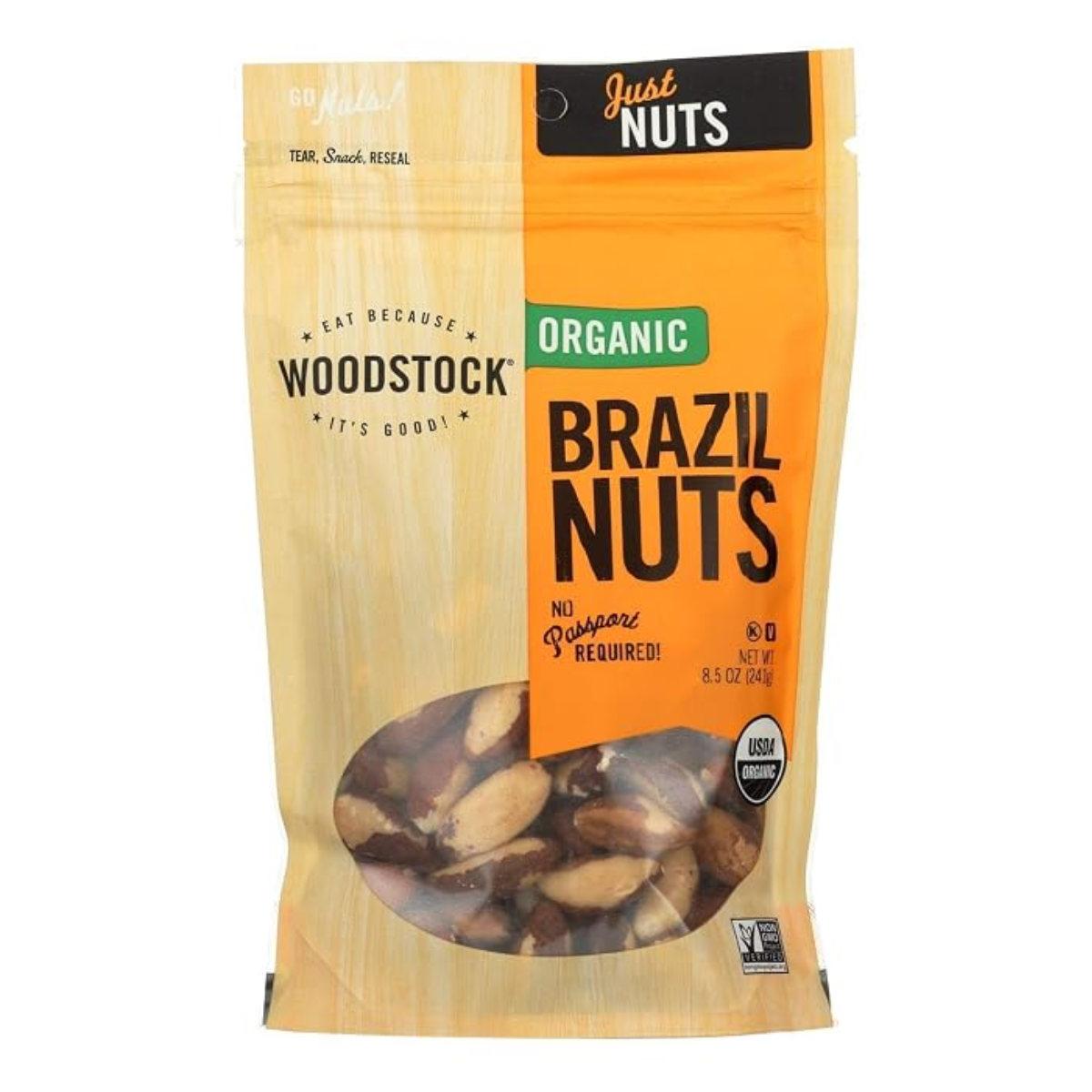 Woodstock Organic Brazil Nuts OG 8.5oz