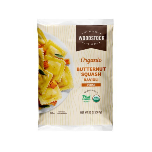 Woodstock Organic Frozen Butternut Squash Ravioli 20oz