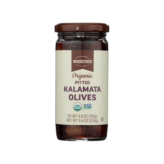 Woodstock Organic Pitted Kalamata Olives 8.4oz