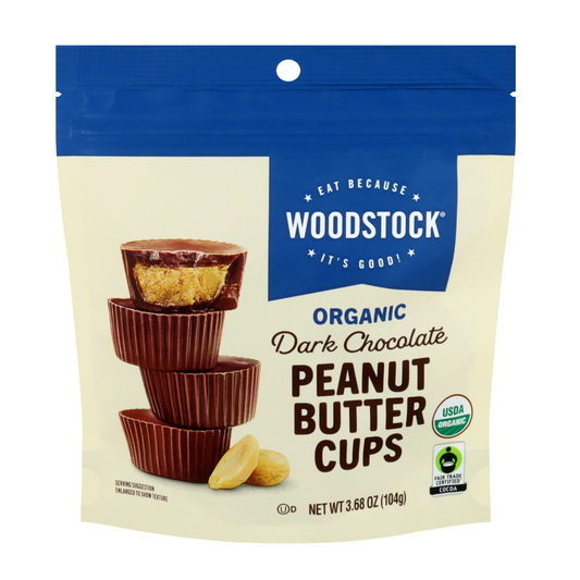 Woodstock Organic Dark Chocolate Peanut Butter Cups 3.68oz