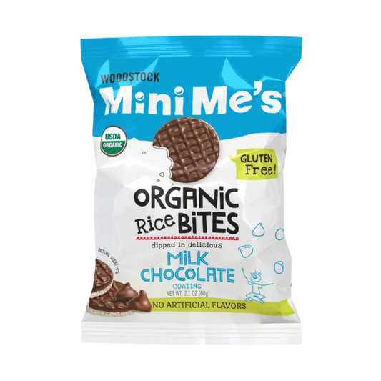 Woodstock MiniMe's Organic Milk Chocolate Rice Bites