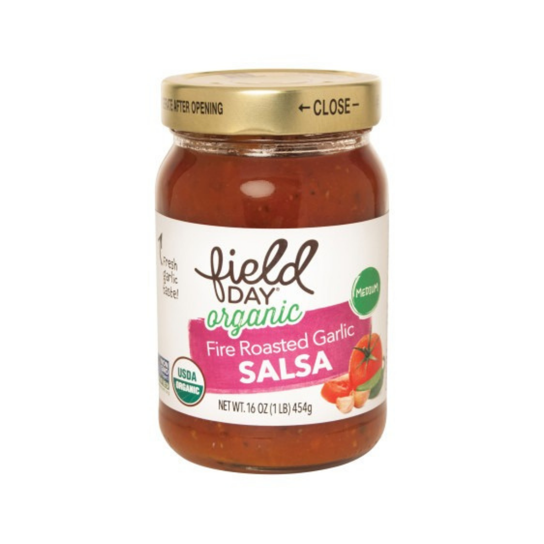 Field Day Roasted Garlic Salsa OG Orgánica Store Panamá