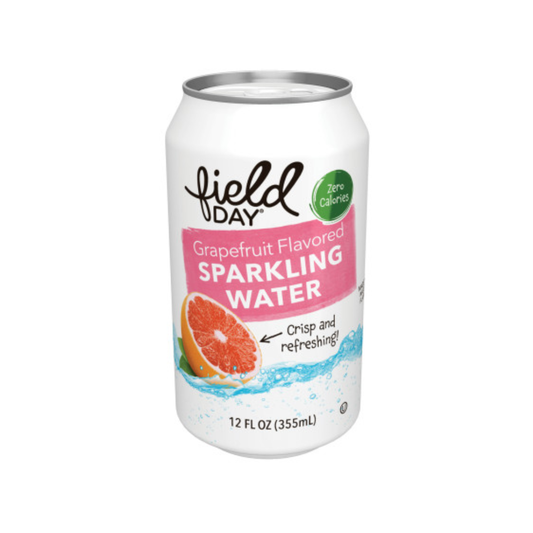 Field Day Grapefruit Flavored Sparkling Water 12oz