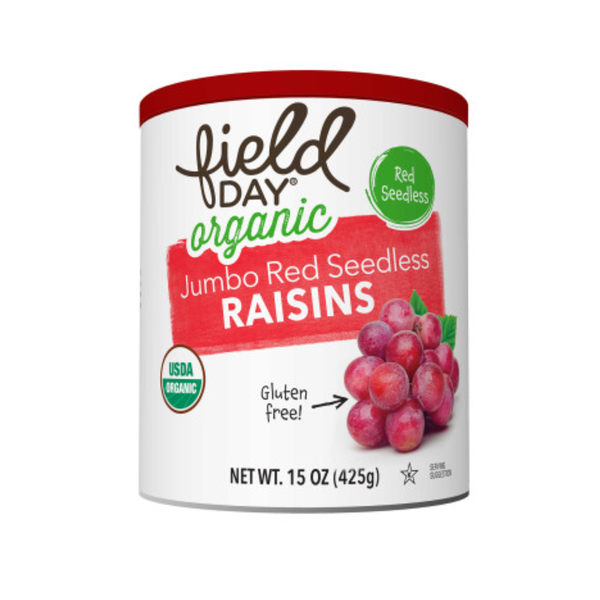 Field Day Raisin Field Day Organic Jumbo Red Seedless Raisins 15oz – Orgánica Store Panamá
