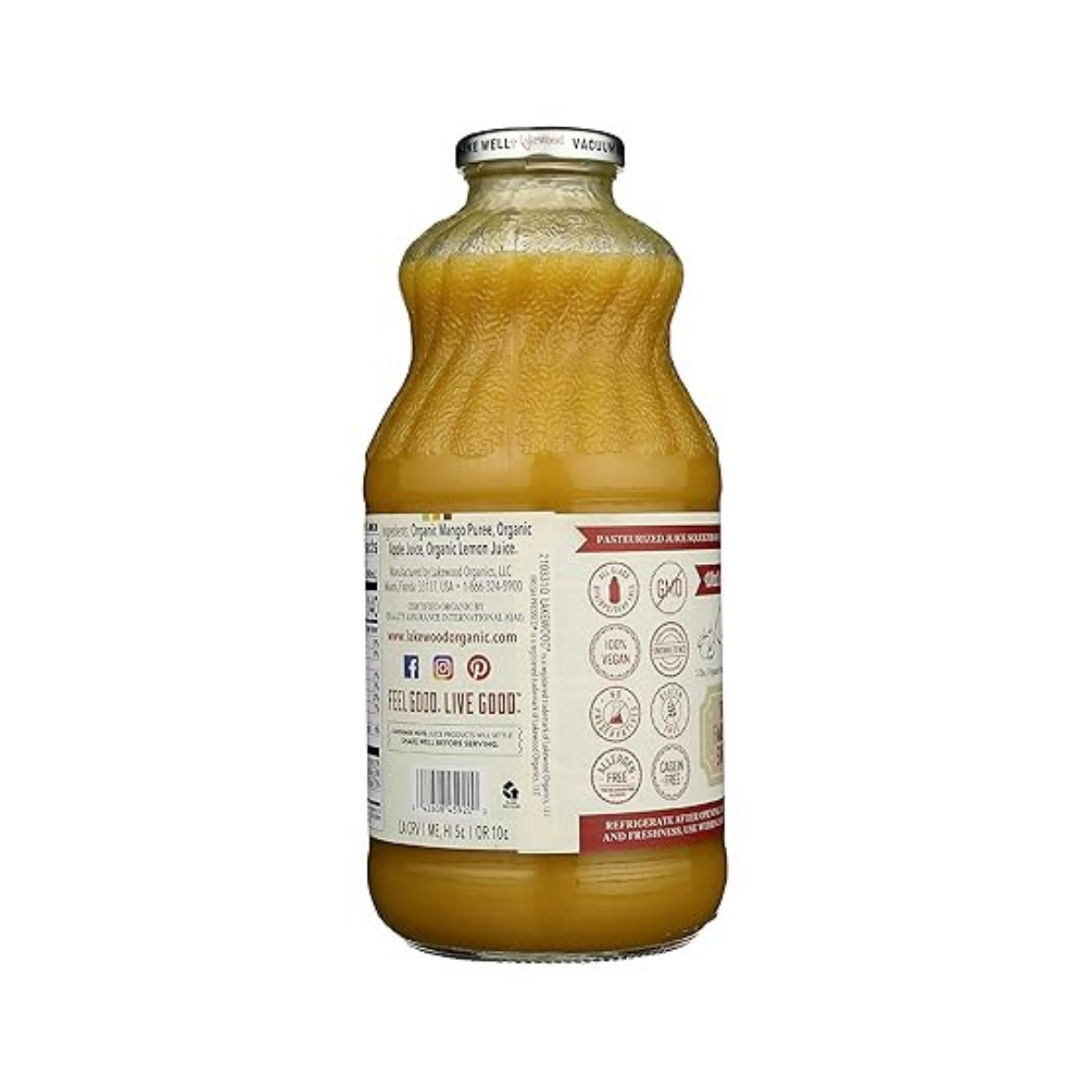 Lakewood Organic Juice Not From Concentrate Mango 32fl oz
