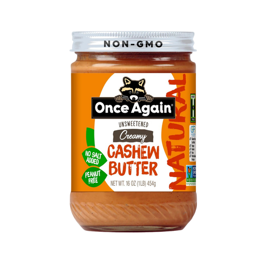 Once Again Creamy Cashew Butter 16oz