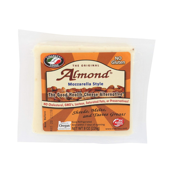 Lisanatti, Almond Cheese Mozzarella Flavor 8oz – Orgánica Store Panamá