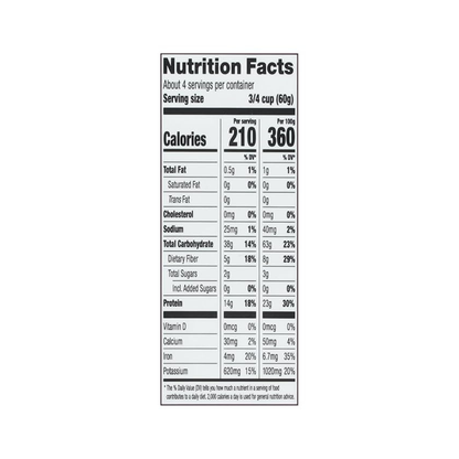 Veggiecraft Farms Rainbow Rotini Pasta Lentil Protein Pasta 8oz