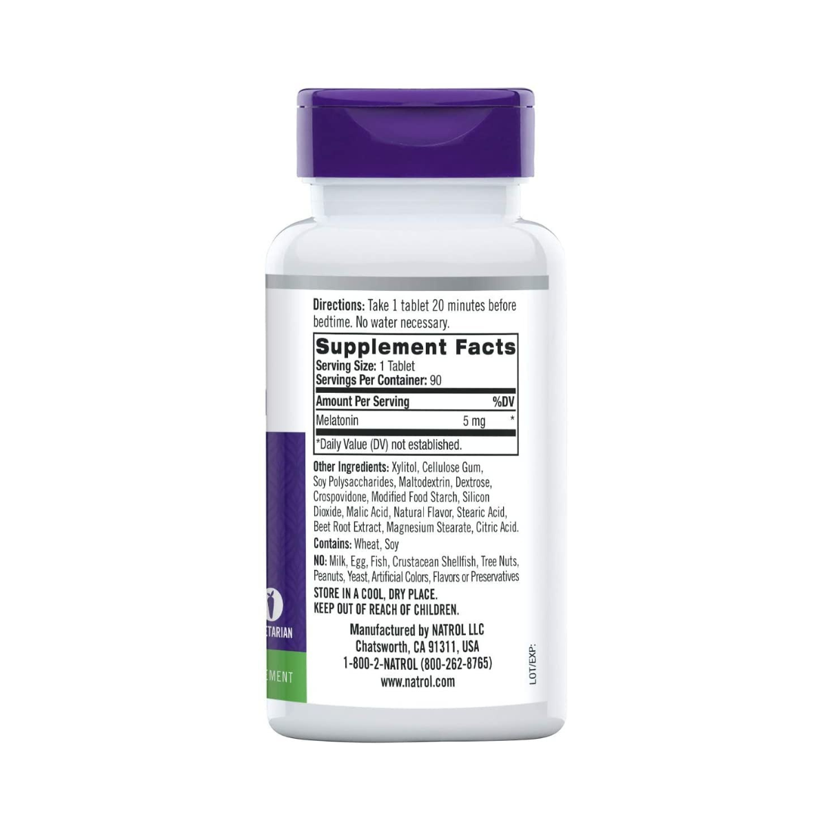 Natrol Melatonin 5mg Fast Dissolve 90c
