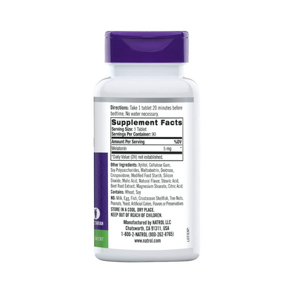 Natrol Melatonin 5mg Fast Dissolve 90c