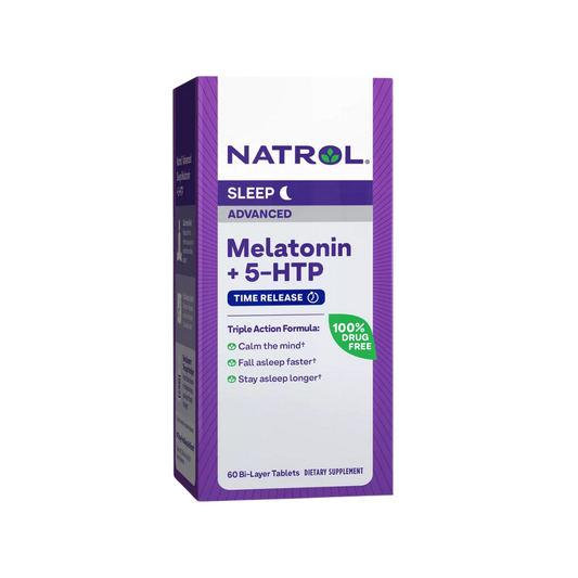 Natrol Melatonin 5-HTP Advanced Sleep Tablets 60c