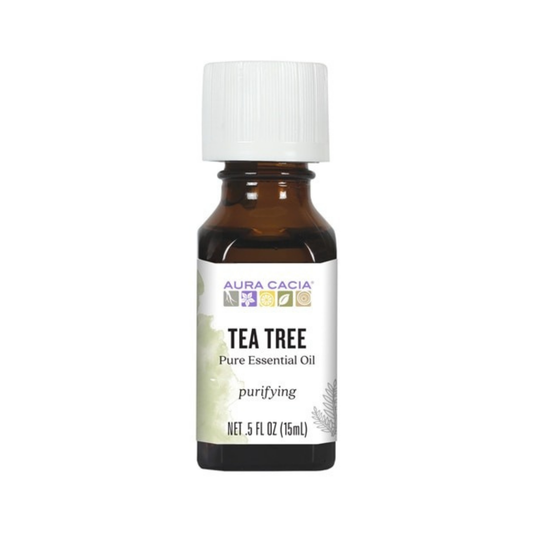 Aura Cacia 100%Pure Essential Oil Tea Tree 0.5 fl.oz