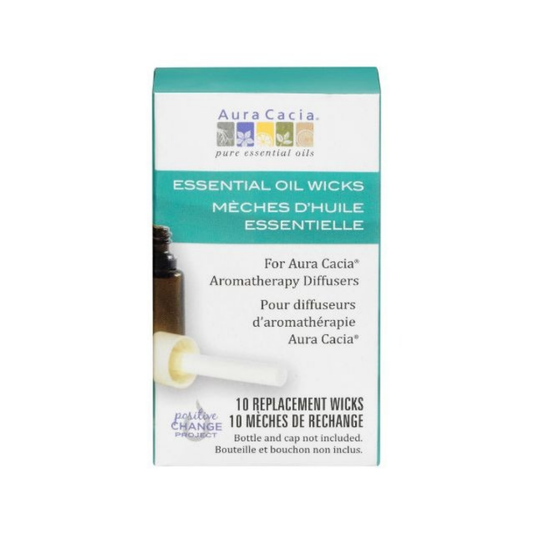 Aura Cacia Essential Oil Wick Diffuser Replacement Stick 10c