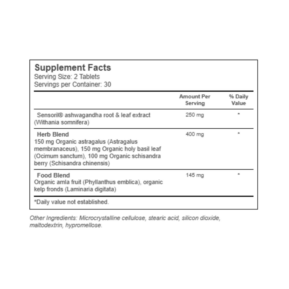 MegaFood Ashwagandha Complex 60c