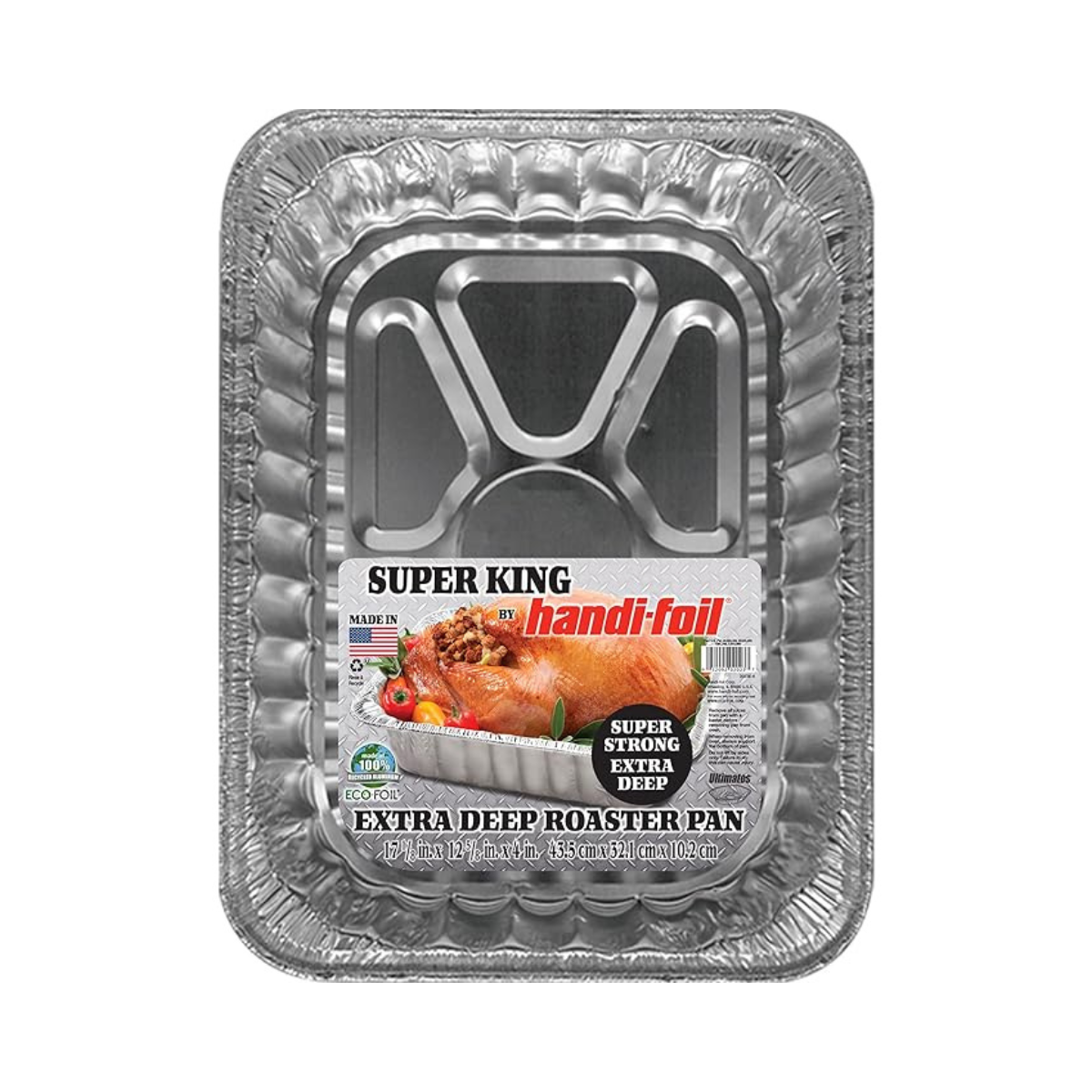 Handi-Foil Super King Roaster Pan 1c