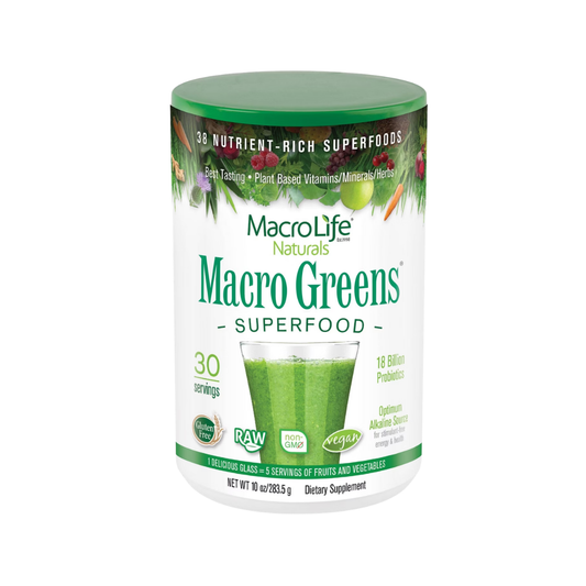 MacroLife Naturals Greens Complete Superfood Powder 10oz