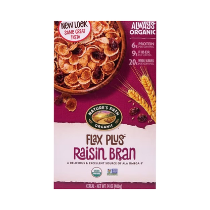 Nature's Path Organic Flax Plus Cereal Raisin Bran 14oz