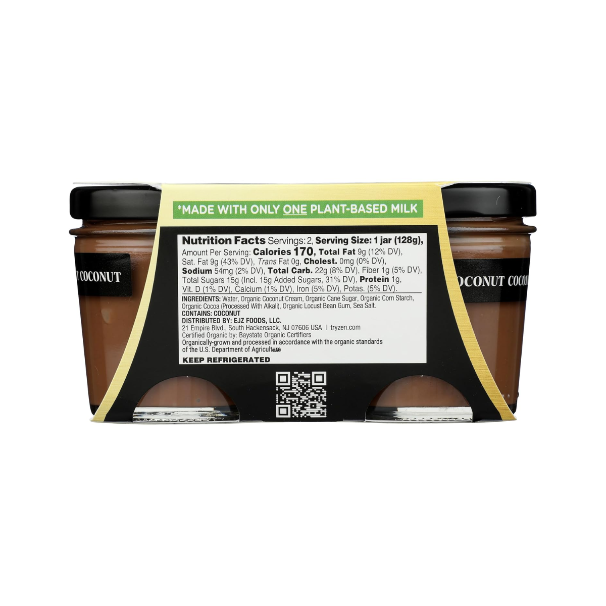 Zen Coconut Milk Chocolate Pudding 9oz