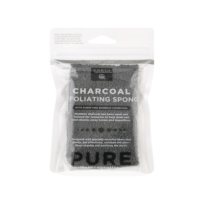 Earth Therapeutics Charcoal Exfoliating Sponge 1c
