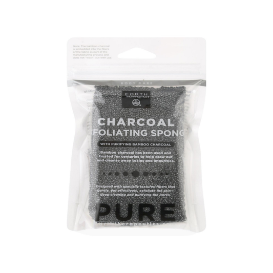 Earth Therapeutics Charcoal Exfoliating Sponge 1c