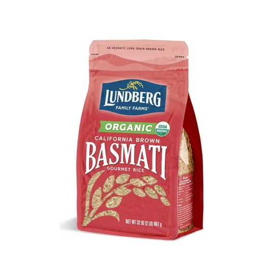 Lundberg Organic Long Grain California Brown Basmati Rice 2lbs