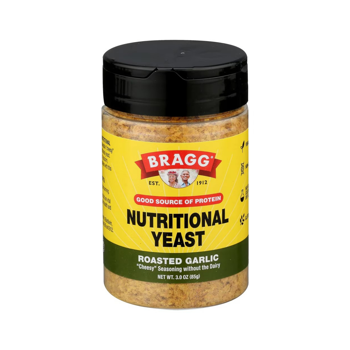 Bragg Non-GMO Nutritional Yeast Garlic 3oz