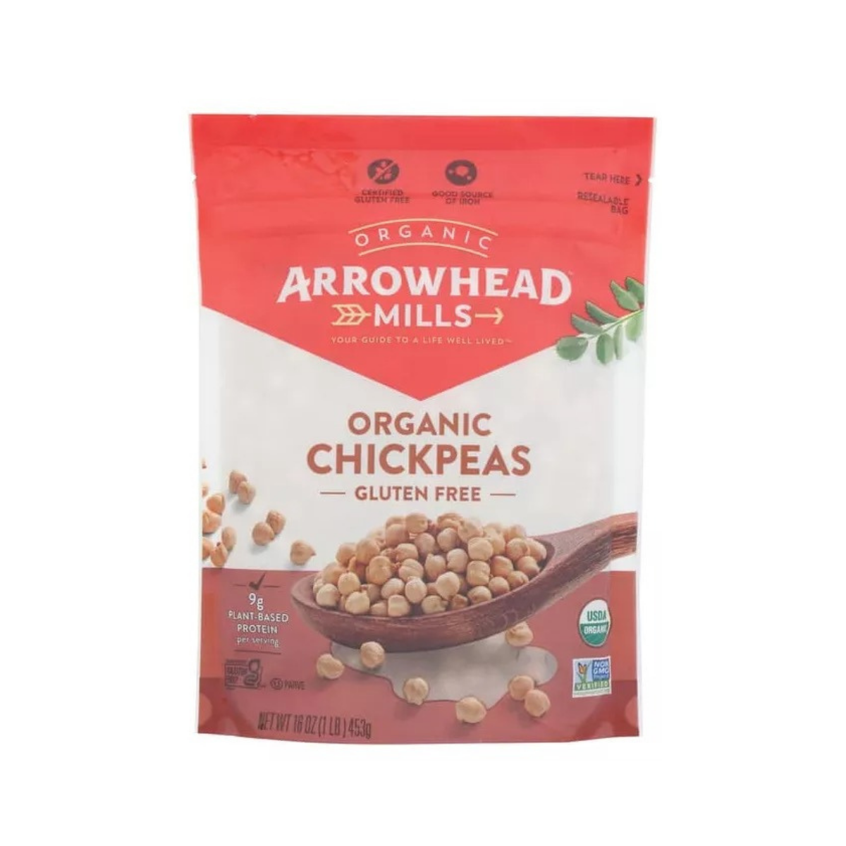 Arrowhead Mills Organic Chickpeas 16 oz