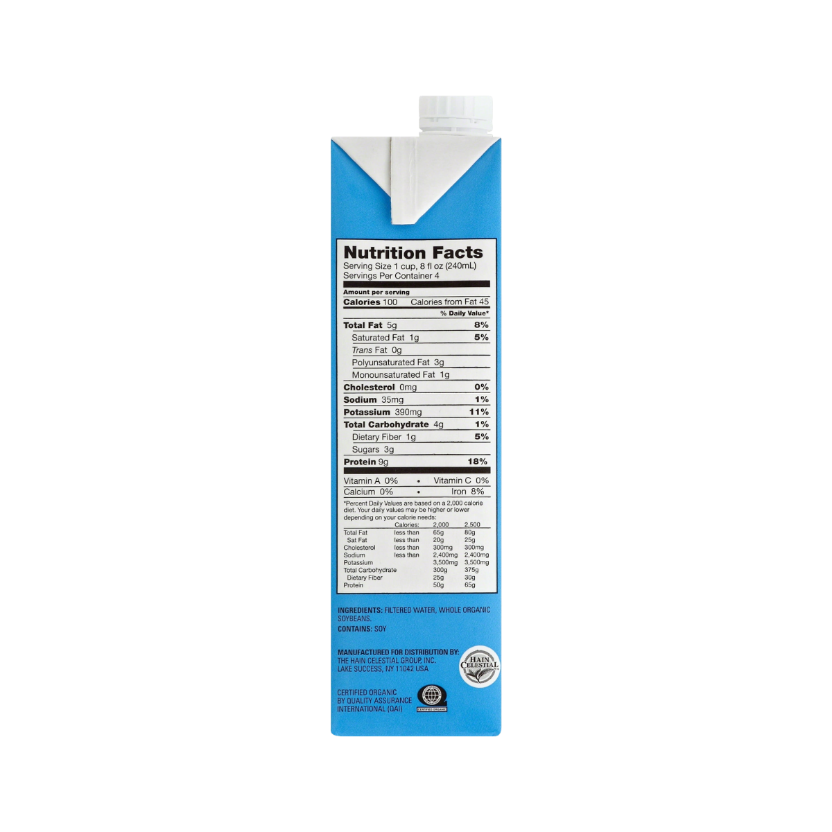 Westsoy Unsweetened Plain Soymilk 32oz