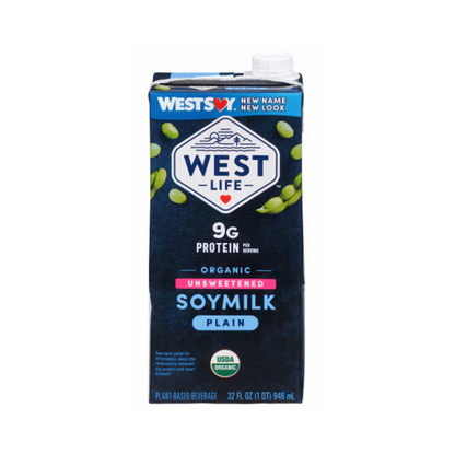 Westsoy Unsweetened Plain Soymilk 32oz