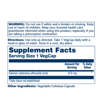 Solaray Valerian Root 470mg V