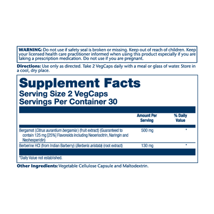 Solaray Bergamot Extract 500mg V