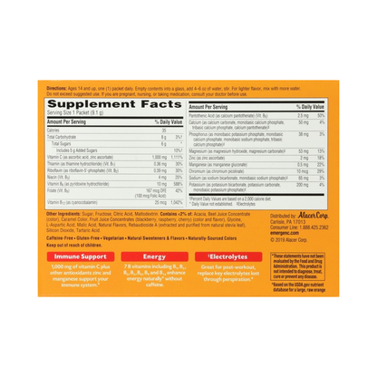 Emergen-C Vitamin C Raspberry 1000mg 30c