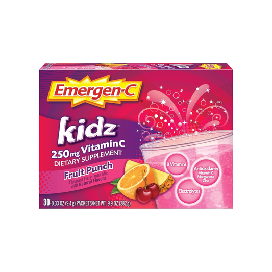 Emergen-C Kidz Vitamin C Fruit 30c