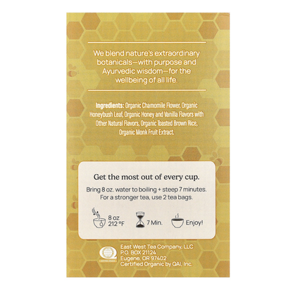 Yogi Tea Herbal Tea Honey Chamomile Caffeine Free 16c
