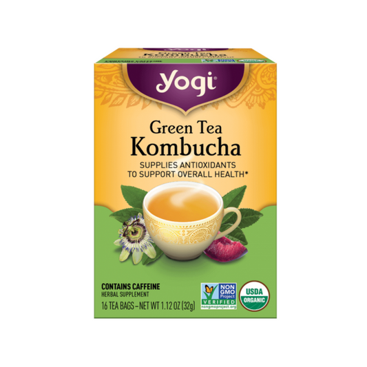 Yogi Tea Grean Tea Kombucha 16c