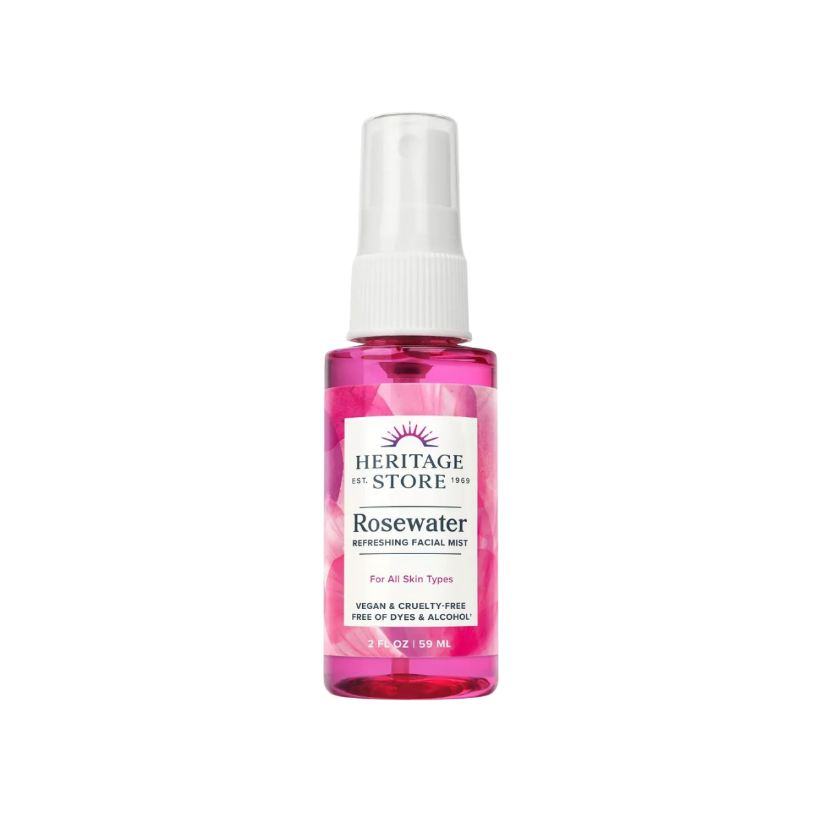 Heritage Store Rosewater 2fl oz