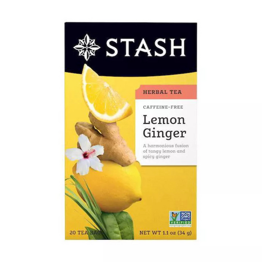 Stash Lemon Ginger Herbal Tea 20 c