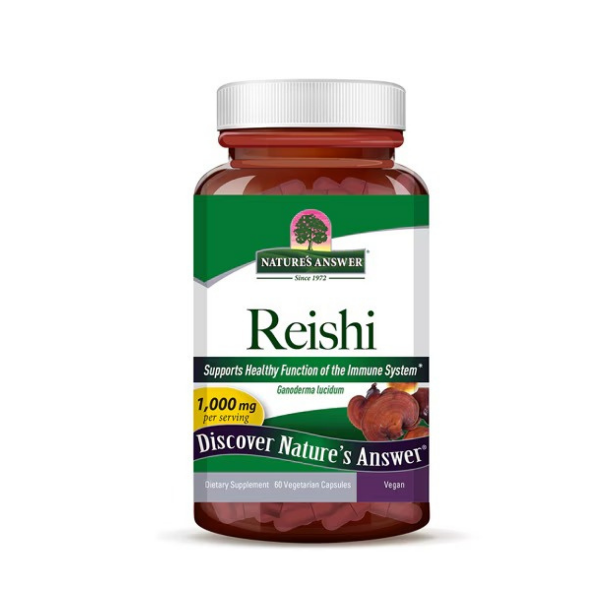Nature's Answer Reishi Herbal Extract 1000mg 60c