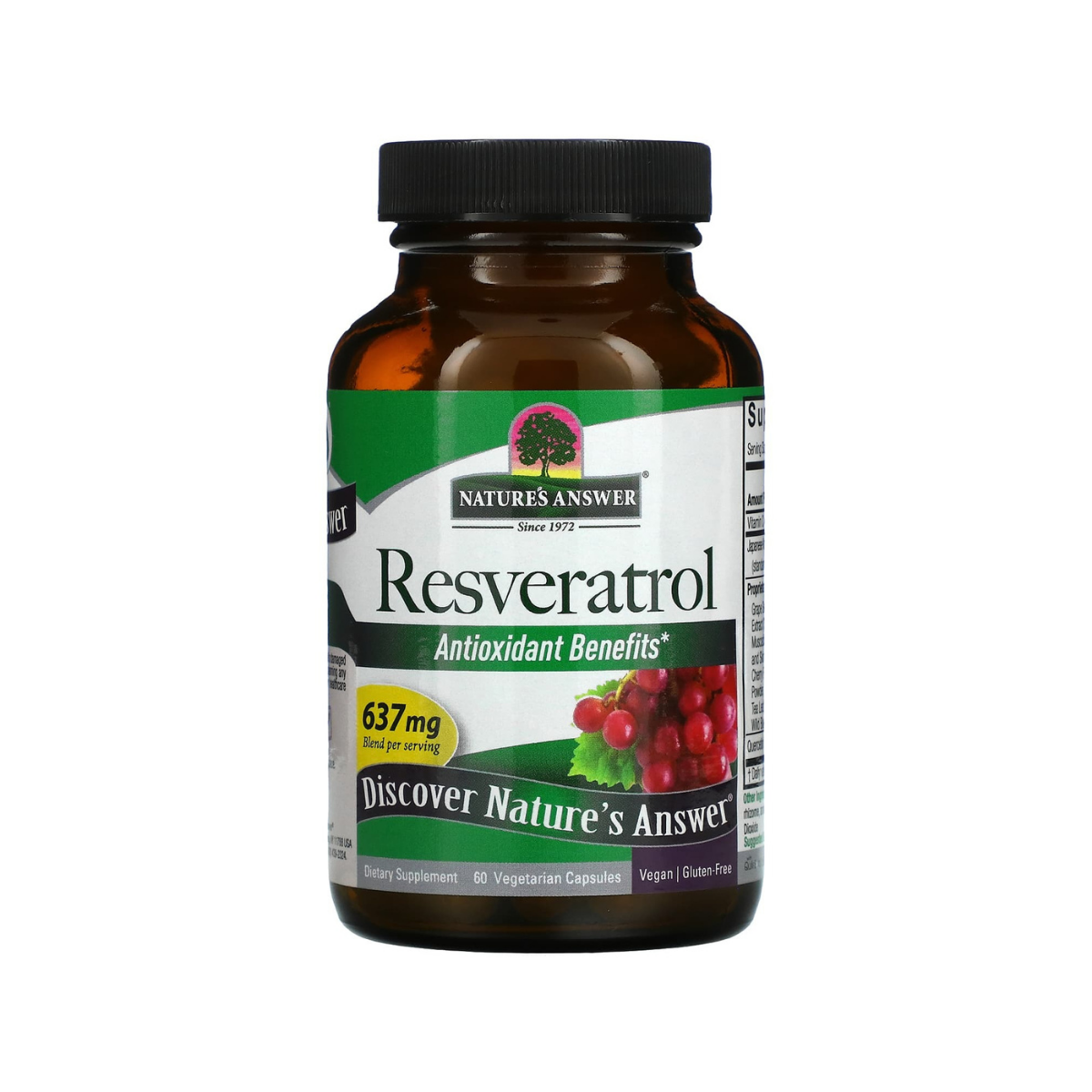 Nature’s Answer Resveratrol 250 mg 60c