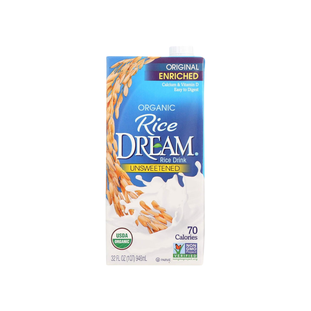 Packing Rice Chicken Dream Rice Dream Enriched Unsweetened Rice Milk 32oz – Orgánica Store Panamá