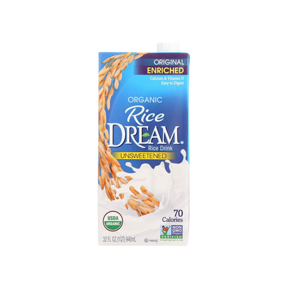 Rice Dream Enriched Unsweetened Rice Milk 32oz