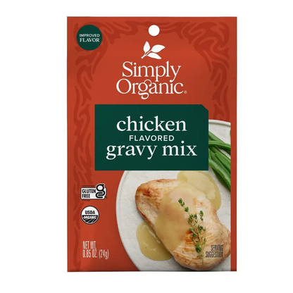 Simply Organic Chicken Flavored Gravy Mix 0.85oz