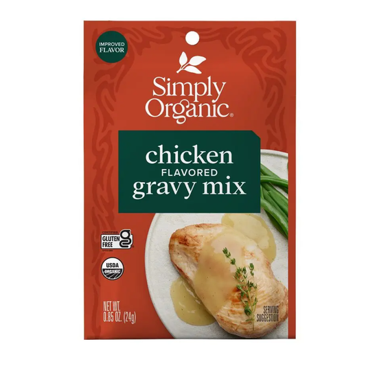Simply Organic Chicken Flavored Gravy Mix 0.85oz