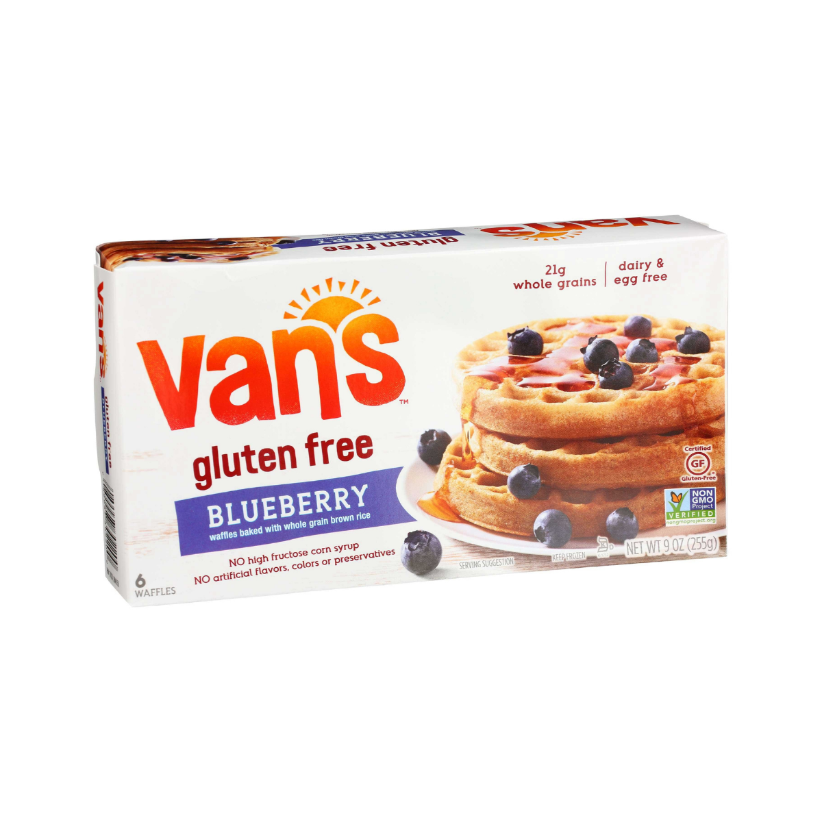 Vans International Foods Blueberry Waffle 9oz