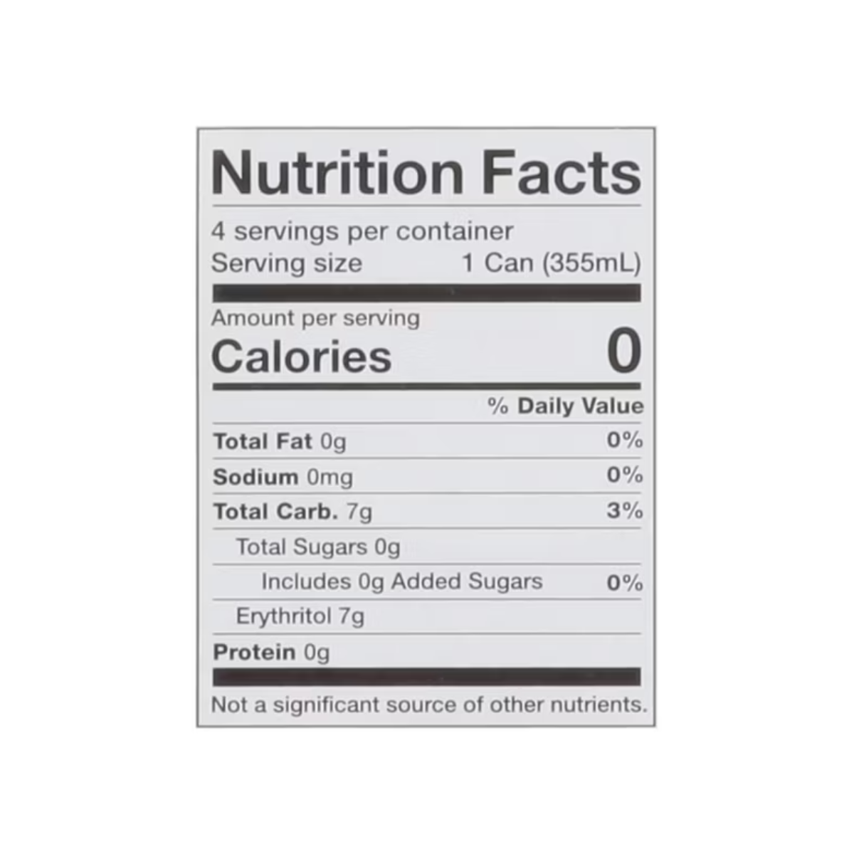 Virgil's Zero Sugar Root Beer 6c