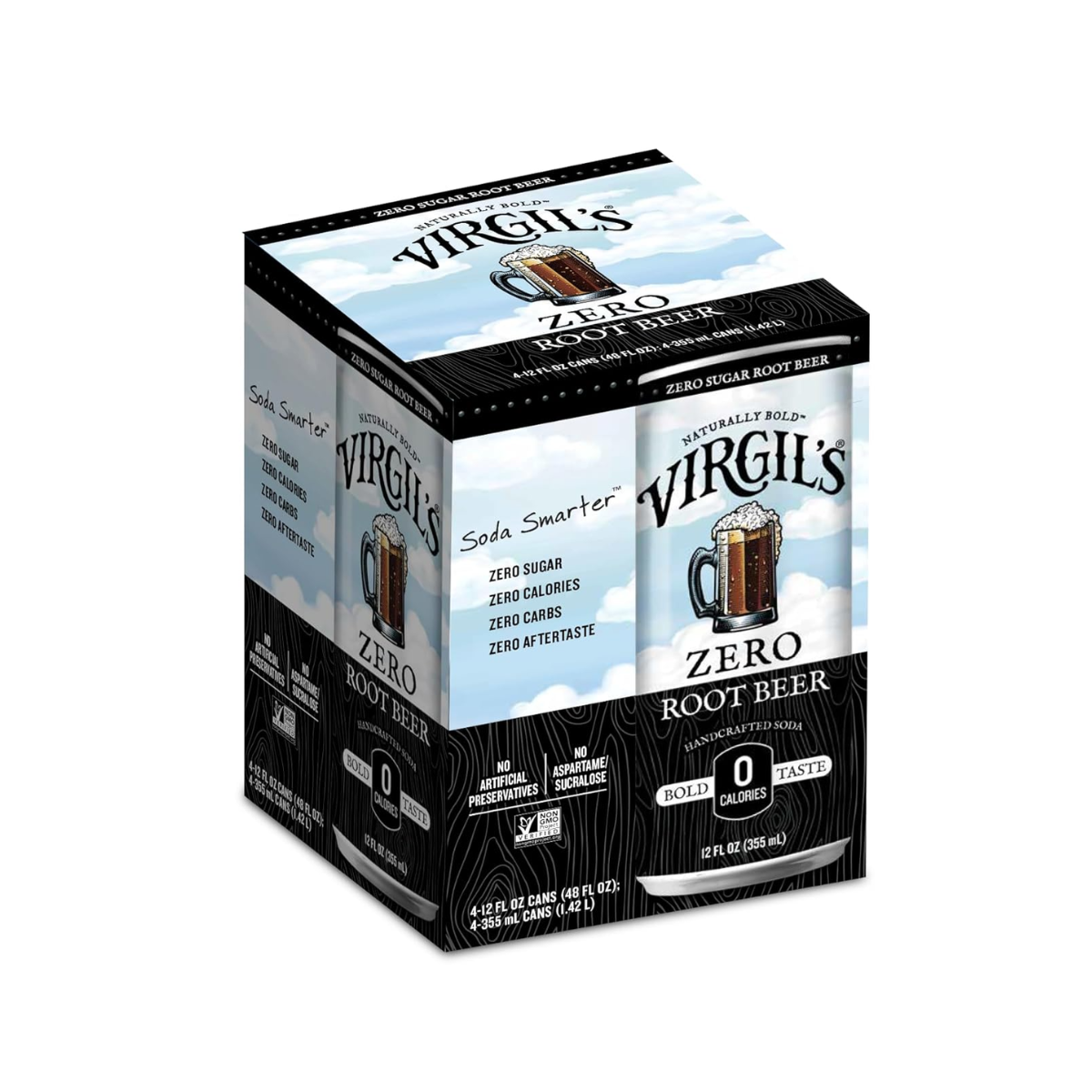Virgil's Zero Sugar Root Beer 6c
